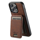 Meanyou Manyetik MagSafe Kart Cüzdanlı 2in1 Deri iPhone ve Samsung Telefon Kılıfı - MeanYou